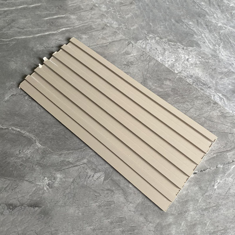 3D bordo decorativo domestico di raccordo di legno del rivestimento WPC della parete del grano WPC