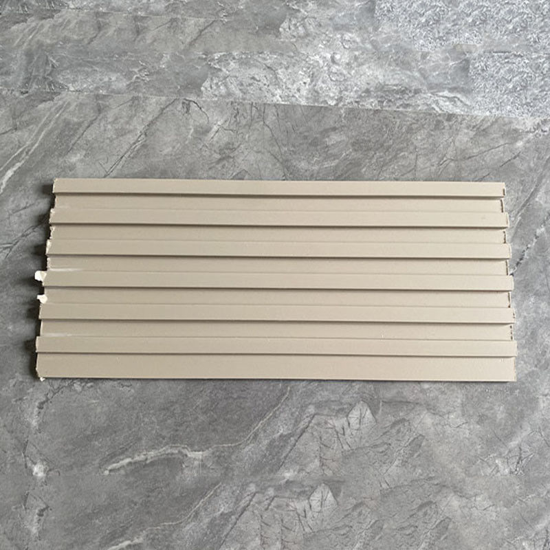 3D bordo decorativo domestico di raccordo di legno del rivestimento WPC della parete del grano WPC